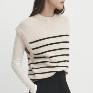 🇪🇸 Massimo DUTTI oversized cashmere blend sleeveless sweater vest